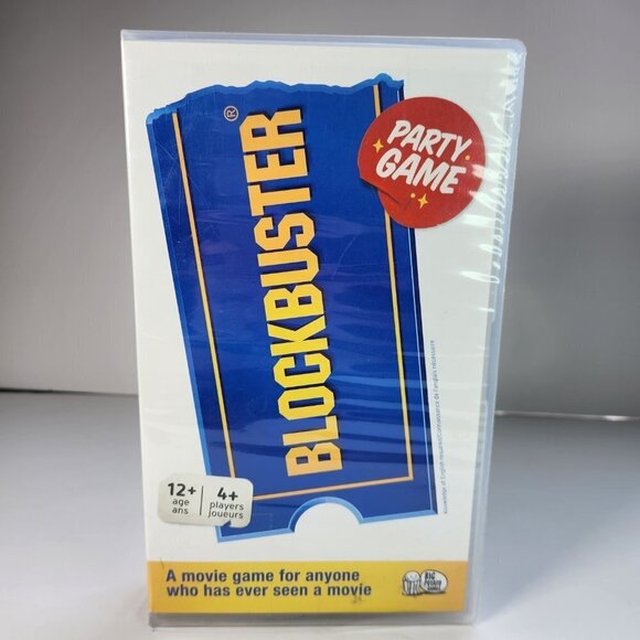 Blockbuster Party Game Movie Trivia Board Game Night VHS Case Cards Buzzer New - Picture 1 of 7